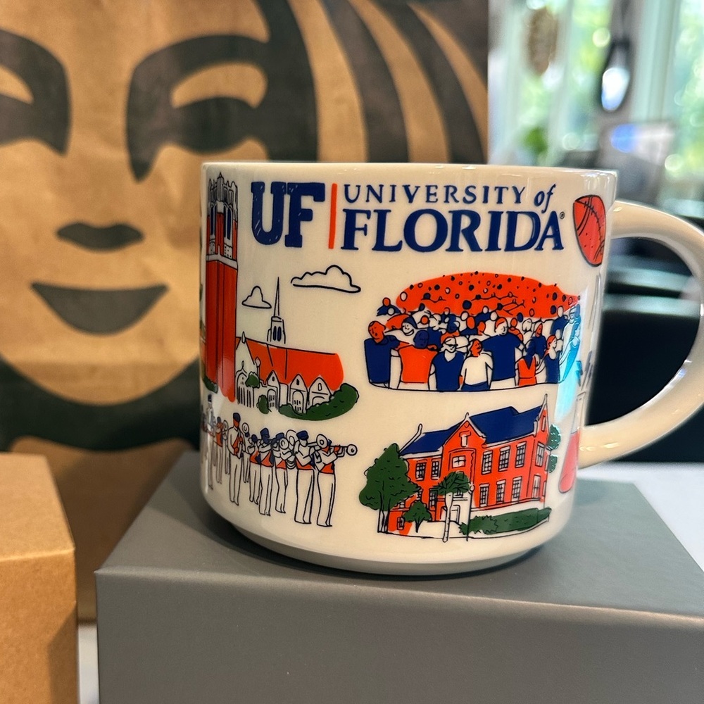 ⭐️Starbucks⭐️ University of Florida Been There Campus Collection Coffee Mug NWT